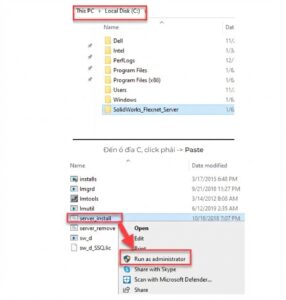 Cài đặt server license cho SolidWorks 2022