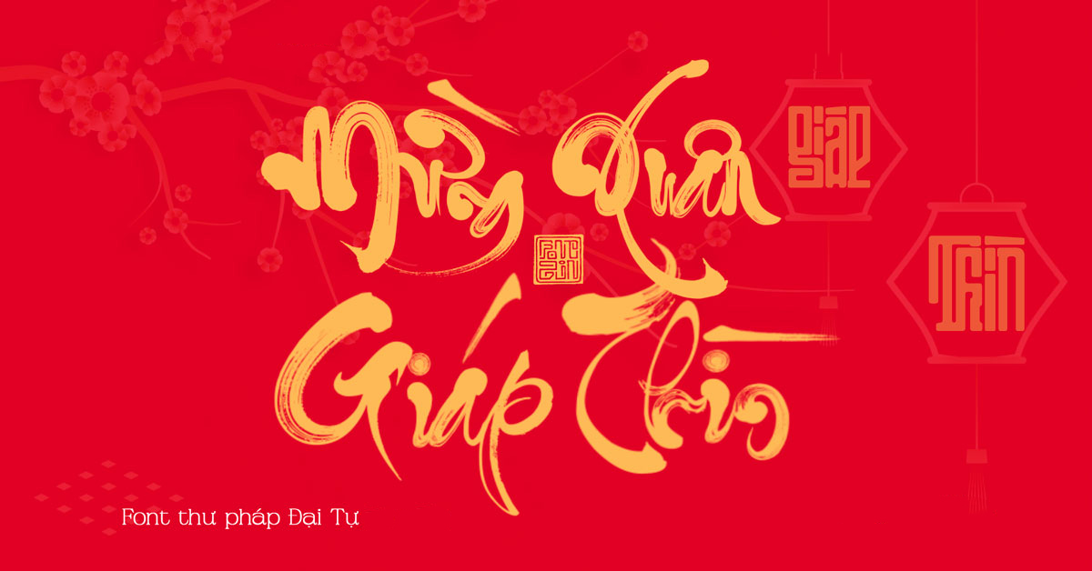 Font thư pháp Việt hóa